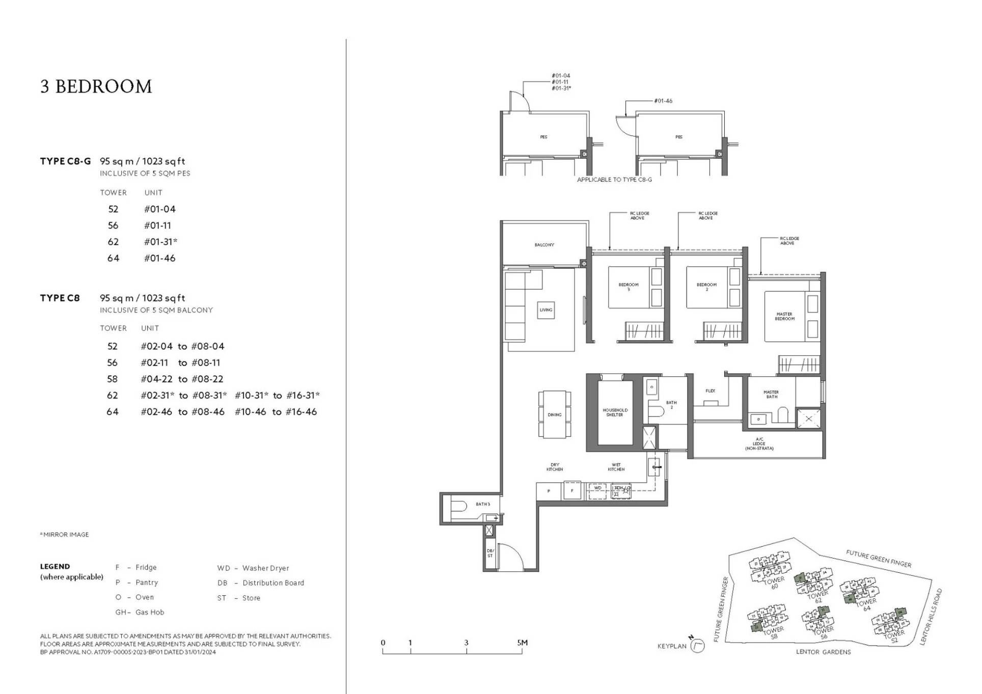 Lentor Mansion floorplan